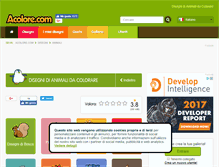 Tablet Screenshot of animali.acolore.com