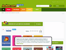 Tablet Screenshot of culture.acolore.com
